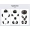 Custom Plastic Adjustable Shoe Buckle Accessories Shoe Buckle Automatic Laces