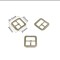 Custom Shoe Pin Buckle Bag Parts Accessories Single Prong Strap Buckles Center Bar Belt Buckle