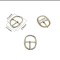 Custom Shoe Pin Buckle Bag Parts Accessories Single Prong Strap Buckles Center Bar Belt Buckle