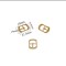 Custom Shoe Pin Buckle Bag Parts Accessories Single Prong Strap Buckles Center Bar Belt Buckle