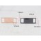 Custom Shoe Accessories Metal Shoe Buckle Sneaker Square Shoelace Buckle