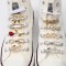 Olian Fashion Metal Shoe Charms Luxury Rhinestone Sneaker Charm Girl Gift Shoe Decoration Diy Shoelaces Buckles Shoe Accessories