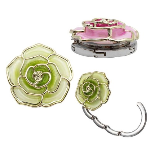 Custom Creative Table Top Folding Purse Hook Handbag Holder Accessories Bag Hanger