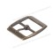 Hot Sale China Antique Men Ladies Stone Plastic Metal Decorative Buckles For Shoes