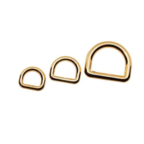 Custom Alloy Handbag Hardware D Ring Loop Buckled Dog Collar Buckle For Bag Part Accessories