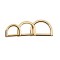 Custom Alloy Handbag Hardware D Ring Loop Buckled Dog Collar Buckle For Bag Part Accessories