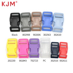 Custom Logo Multicolored 15mm 20mm 25mm Adjustable Quick Side Release Buckle For Dog Collar Pet Collar Accessories