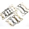 High Quality Buckle Metal Closure Metal Clasps Buckle Strap Metal Snap Button Shoe Decoration Twist Lock Bucklebuckle