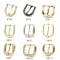 Heavy Bag Strap Buckle 3/4" Metal Roller Pin Buckle For Bag Hardware Accessories