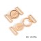 Sea Water Resistance Custom Gold Bikini Buckles Metal Magnetic Closure Buckle For Swimwear