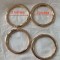 16mm Luggage Bag Hardware Accessories Hook Ring Rhinestones Opening Spring O Ring Buckle