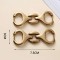 High Quality Acrylic Shoe Accessories Buckles Metal Removable Shoe Decorative Buckles For women Men Charms