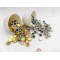Double Sun Flower Tray Rhinestone Decorative Buckle With Rhinestone-dot Diamond Diy Sewing Clothing And Wedding Dresses