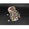 Double Sun Flower Tray Rhinestone Decorative Buckle With Rhinestone-dot Diamond Diy Sewing Clothing And Wedding Dresses