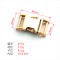 High Quality Customizable Zinc Alloy Quick Release Tactical Buckle Shoe Clasp Pet Ring Clasp Bag Clasp Clothing Accessory