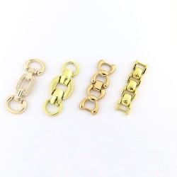 Manufacturer Custom Shoe Buckle Decoration Plastic Chain Buckles For Women Shoes