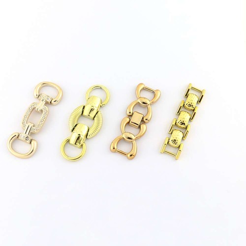 Manufacturer Custom Shoe Buckle Decoration Plastic Chain Buckles For Women Shoes