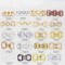 Manufacturer Custom Shoe Buckle Decoration Plastic Chain Buckles For Women Shoes