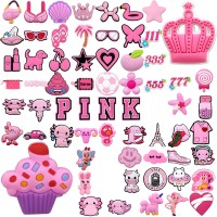 2025 New Style Unique Design Pink Series Buckle Accessories Manufacturer Personalized Bulk Shoe Charms
