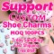 2025 New Style Unique Design Pink Series Buckle Accessories Manufacturer Personalized Bulk Shoe Charms