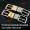 Factory Outlet Custom Zinc Alloy Metal Laser Logo 35/40mm Spinning Reversible Pin Belt Buckles Man's Waist Leather Belt Buckle