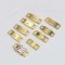 Custom Engraved Shoe Lace Charm Adapter Metal Logo Tag Sneaker Lace Lock Metal Shoelace Buckle Shoelace Charm Clothing Metal Tag