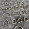 Bag Accessories D-buckle Connection Metal Horseshoe Ring Semicircle Satchel Backpack Side D-shaped Buckle Luggage Chain/belt Use