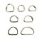 Bag Accessories D-buckle Connection Metal Horseshoe Ring Semicircle Satchel Backpack Side D-shaped Buckle Luggage Chain/belt Use