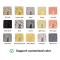 High Quality Wholesale Swimwear Bra Front Reusable Metal Buckles Underwear Accessory Bra Buckle Front Closure Clasp