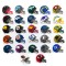 Hot Sales Us Football Teams Logo Helmet Shoes Buckles Pvc Diy Shoes Clips 32 Nfl Teams Logo Sport Hole Slipper Shoes Charms