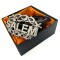 Custom Letter Shape Metal Belt Buckle Brand Logo Matt Silver Plating Metal 38mm Alloy Buckle For Man
