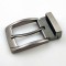 Nickel Free Zinc Alloy Custom Logo Silver Buckles For Men Belt