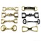 Customized Various Styles Of Shoe Chain Decoration Metal Shoe Buckle Logo
