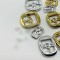 Adjustable Shoe Buckles Metal Accessories Square With Pin Wholesale Direct Sale Garden Shoe Buckle Sandals