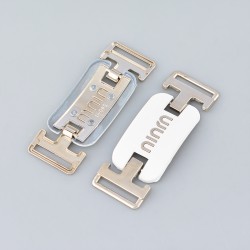 Wholesales Zinc Alloy Chain For Shoe Accessory Women Sandal Buckle Belt Decoration Ladies Sandals Fashions Buckle