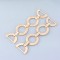 Wholesales Zinc Alloy Chain For Shoe Accessory Women Sandal Buckle Belt Decoration Ladies Sandals Fashions Buckle