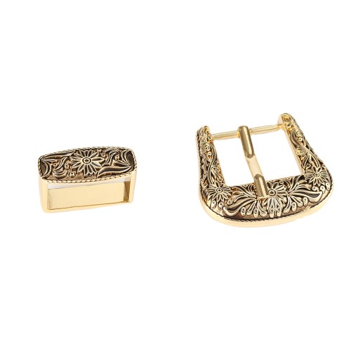 Custom Metal Buckle Square Pin Buckle Women's Alloy Shoe Buckle