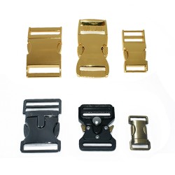 Tanai Metal Quick Side Release Buckle Bracelet Clip Clasps For Leather Strap Dog Collars