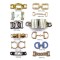 Customized Various Styles Metal Shoes Buckles Decorative Chain For Slippers With Brand Logo