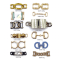 Customized Various Styles Metal Shoes Buckles Decorative Chain For Slippers With Brand Logo