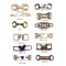 Customized Various Styles Metal Shoes Buckles Decorative Chain For Slippers With Brand Logo