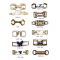 Customized Various Styles Metal Shoes Buckles Decorative Chain For Slippers With Brand Logo