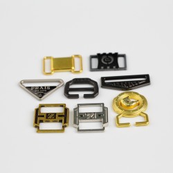 Custom Metal Zinc Alloy Buckles For Clothes Bags Customizable Buckle Lock For Garment Accessories