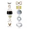 High Quality Various Styles Fashion Metal Shoe Buckle Strong Chain Ready For Diy For Slipper Use
