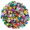 Gh2025 New Halloween Designs Pvc Charms Clogs Buckled Shoe Custom Buckles For Shoes Shoe Decorations Accessories