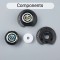 Swivel Buckle Shoes Buckle Adjustable Quick-tightening Buckle Lace-free Knob Shoelace Cord