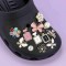 New Arrival Metal Shoe Charms Jewel Stone Shoe Parts&accessories Custom Logo Designer Bling Shoe Charms Decoration