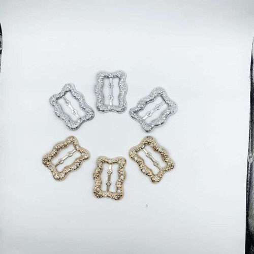 Men Women Rhinestone Buckles For Shoes Plastic Buckled Shoe Custom Metal Shoe Decorations Buckle Accessories