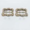 Men Women Rhinestone Buckles For Shoes Plastic Buckled Shoe Custom Metal Shoe Decorations Buckle Accessories