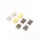 Factory Wholesale Gold Silver Antique Brass Black Color Metal Side Release Buckle